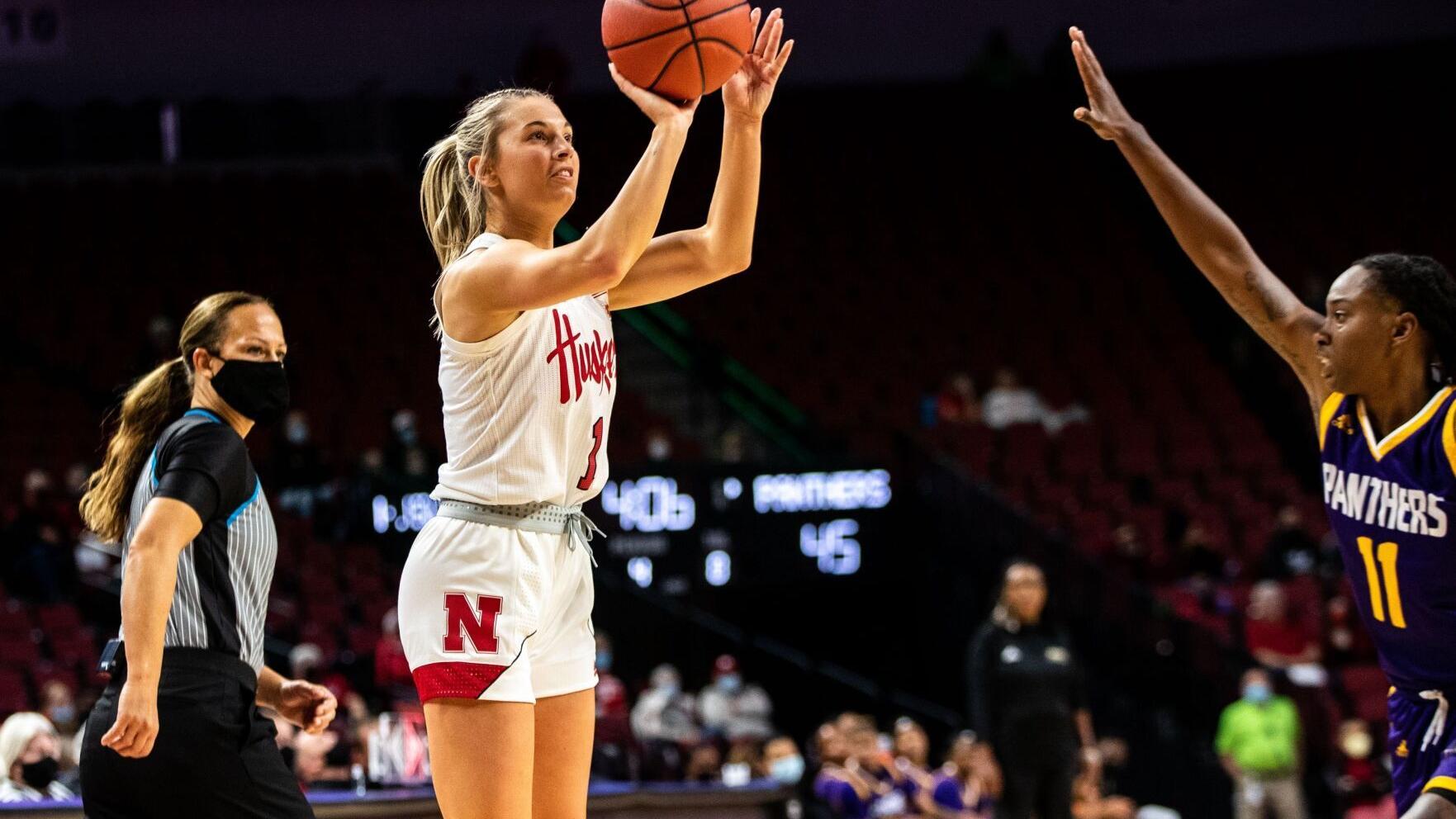 Australian Jaz Shelley, fresh off a triple-double, super-charges Nebraska's offense